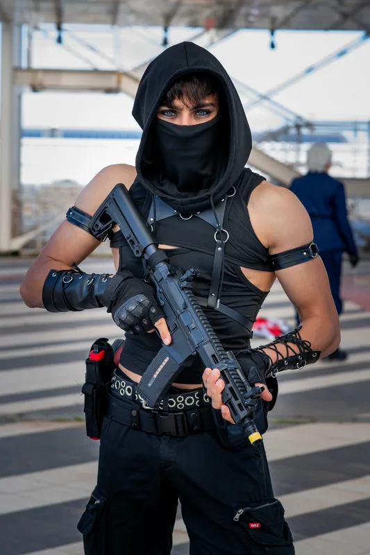 Portfolio fotografico - Ritratto cosplay tattico — evento a tema