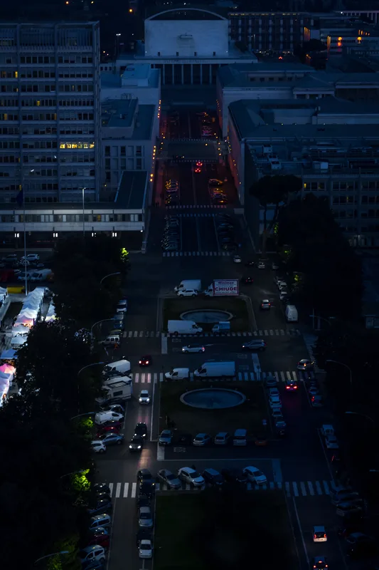 Portfolio fotografico - Città di notte — vista dall'alto
